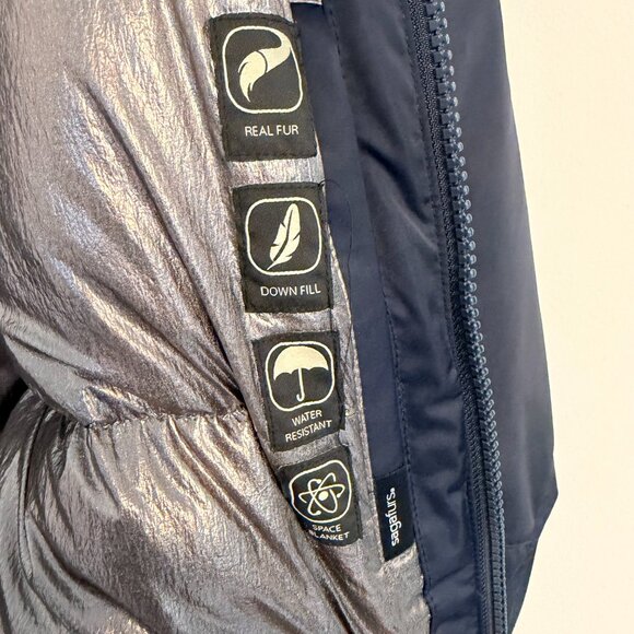 🧥 Andrew Marc Alpine Jacket – Men’s XL – Dark Gray – Real Fur Trim 🧥 - Picture 7 of 13